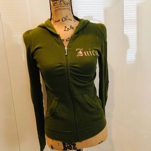 Juicy Couture sweat shirt jacket, cover-up, top